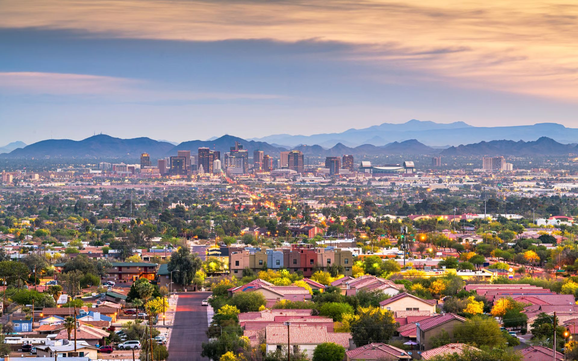 Arcadia and Camelback Mountain